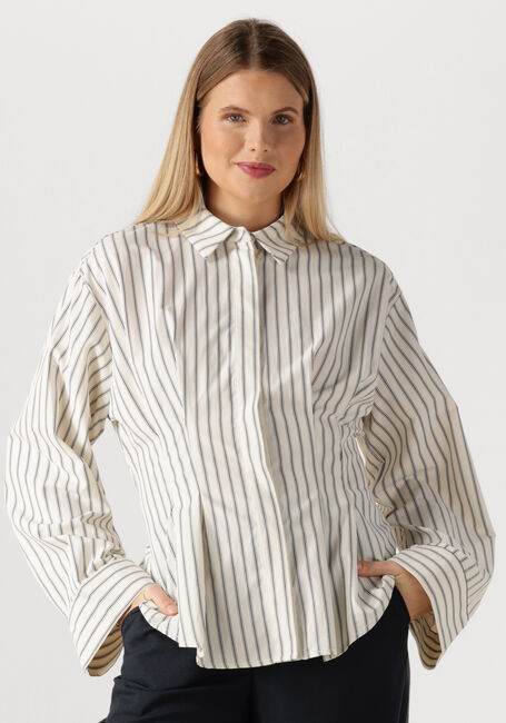 Gebroken wit NEO NOIR Blouses LYTRA STRIPE SHIRT - large
