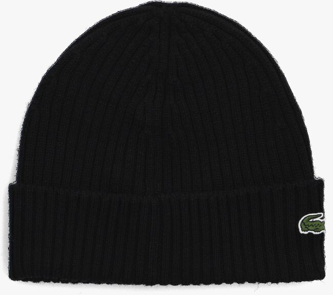 Zwarte LACOSTE Muts RB0001 KNITTED CAP - large