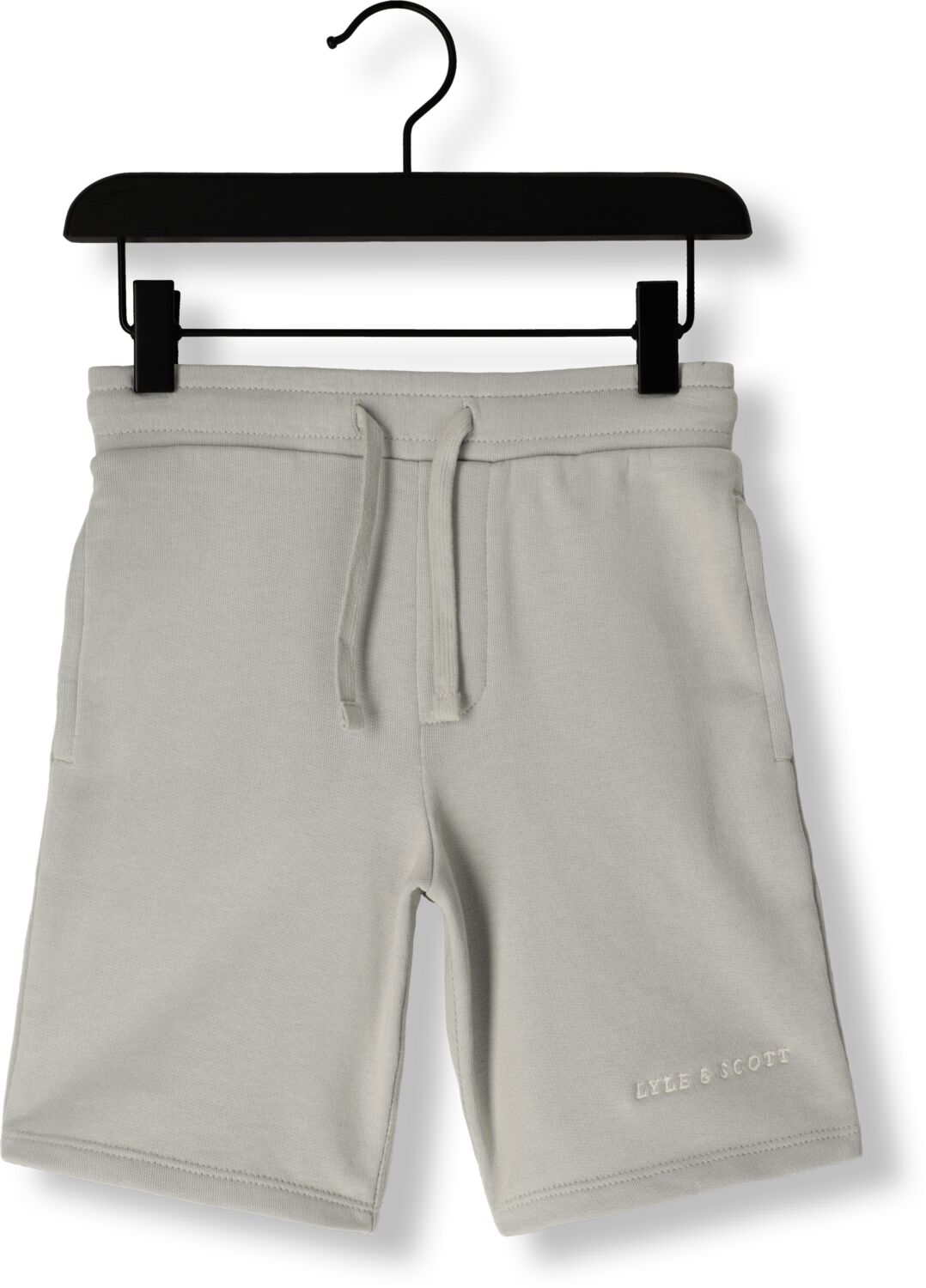 LYLE & SCOTT Jongens Broeken Script Embroidered Sweat Short Grijs