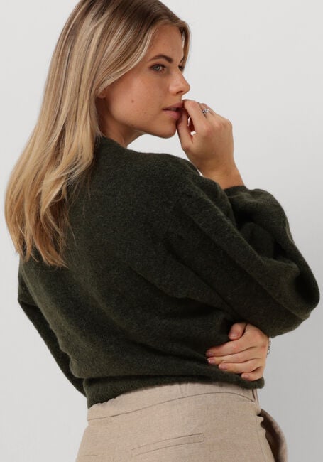 Groene MSCH COPENHAGEN Trui MSCHLILLIAN HOPE BALLOON PULLOVER - large