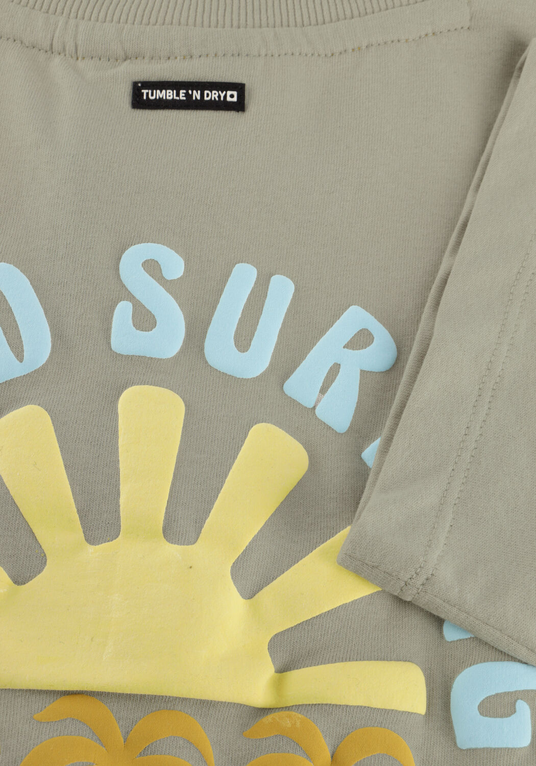 Khaki TUMBLE 'N DRY T-shirt SALTWATER - large