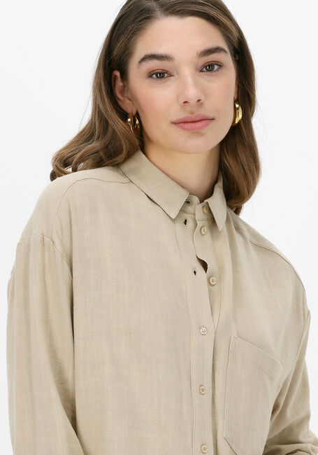 Beige ESMÉ STUDIOS Blouses MAREN OVERSIZE SHIRT - large