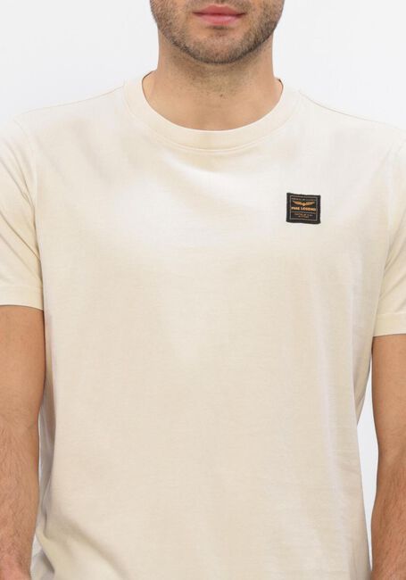 Beige PME LEGEND T-shirt ACID WASH + GARMENT DYE - large