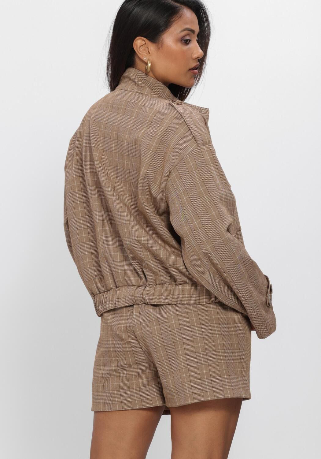 Bruine NUKUS Jack HOPE JACKET CHECK - large
