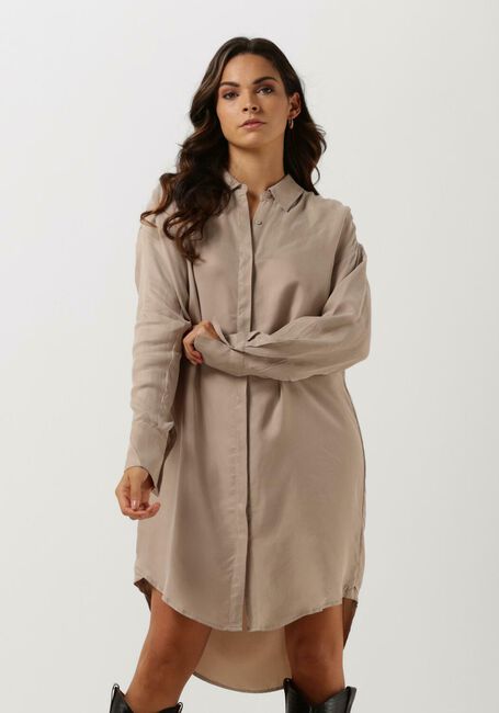Beige SIMPLE Mini jurk EMMY WV-CUPRO-22-3 - large