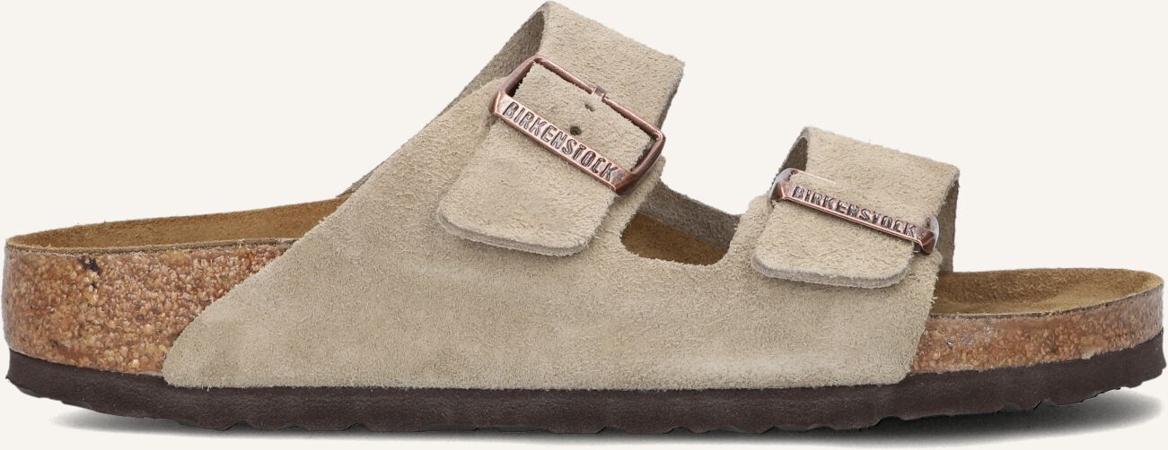 Taupe BIRKENSTOCK Slippers ARIZONA DAMES | Omoda