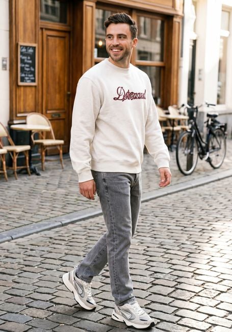 Ecru DSTREZZED Sweater DS_NIKOL CREW - large