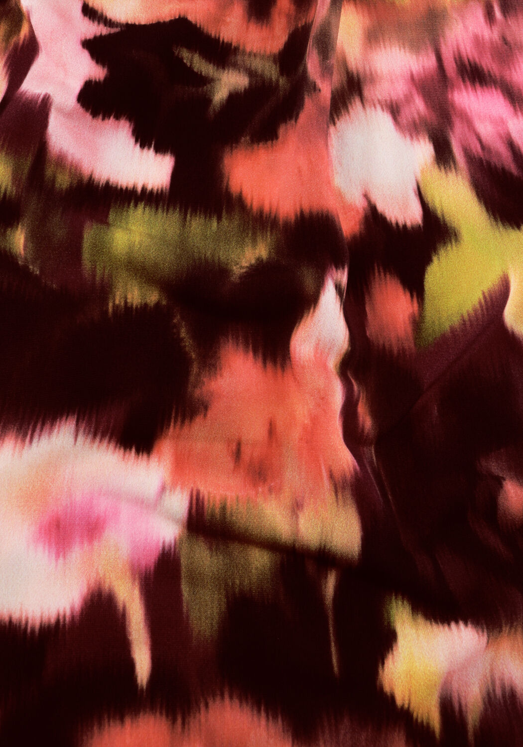 Multi VANILIA Top BLURRY BOAT NECK - large