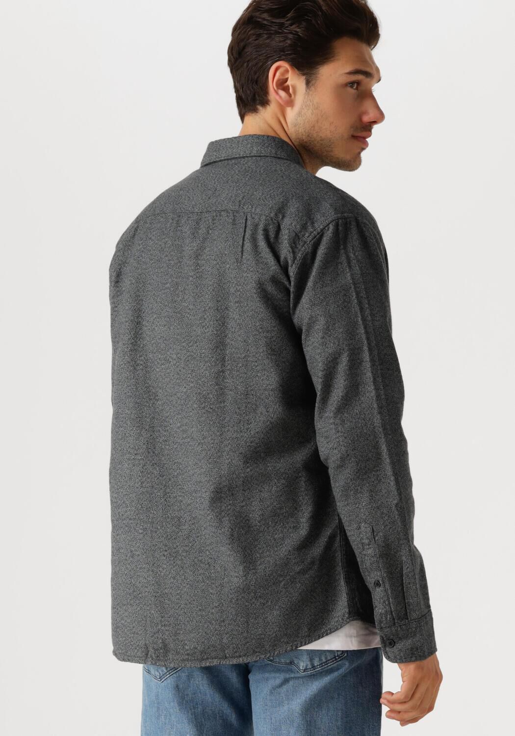 SELECTED HOMME Heren Overhemden Slhreg-owen Flannel Mix Shirt Donkerblauw