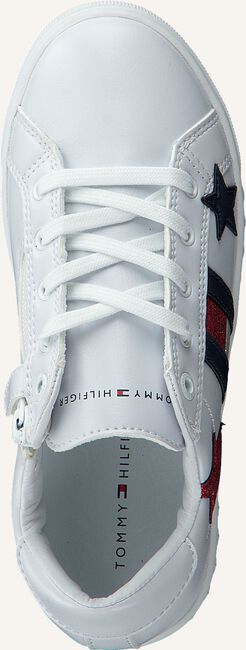 Witte TOMMY HILFIGER Lage sneakers LOW CUT LACE UP SNEAKER Witte TOMMY HILFIGER Lage sneakers LOW CUT LACE UP SNEAKER - large
