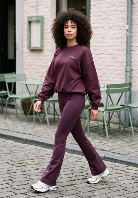 Bordeaux THE LOLA CLUB Trui YARA SWEATER - large
