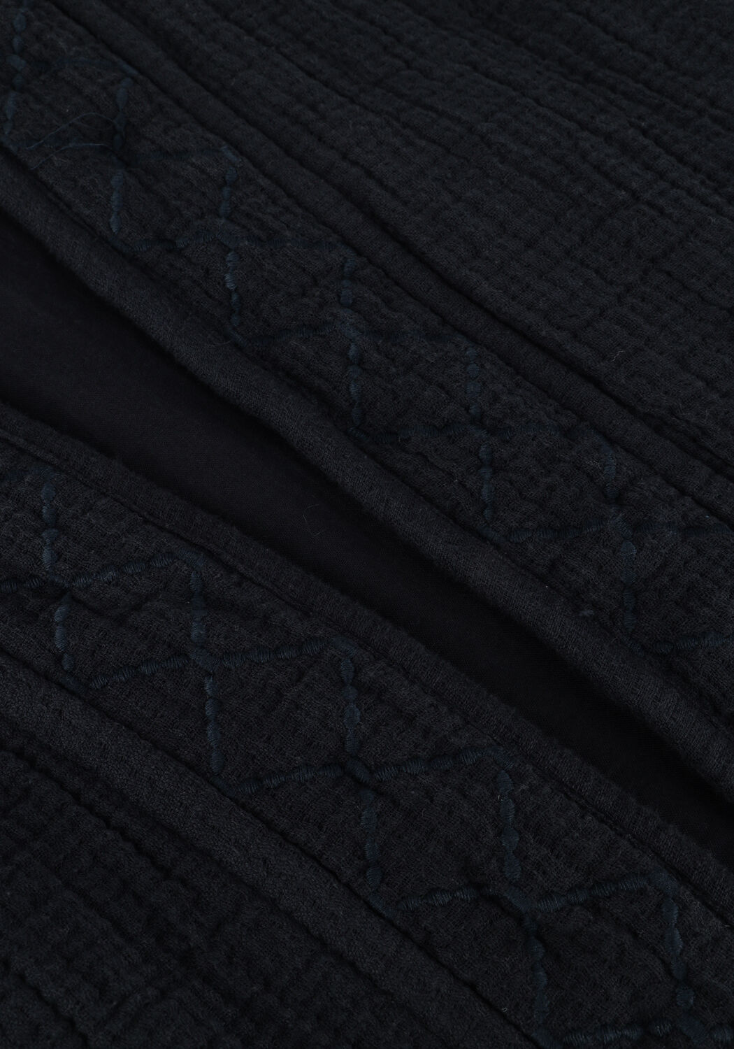 Blauwe BY-BAR Gilet ISLA EMBROIDERY JACKET - large