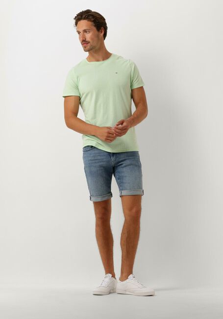 Groene TOMMY JEANS T-shirt TJM XSLIM JASPE C NECK Groene TOMMY JEANS T-shirt TJM XSLIM JASPE C NECK - large