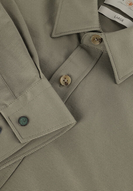 Groene CAST IRON Casual overhemd LONG SLEEVE SHIRT TWILL JERSEY 2 TONE Groene CAST IRON Casual overhemd LONG SLEEVE SHIRT TWILL JERSEY 2 TONE - large