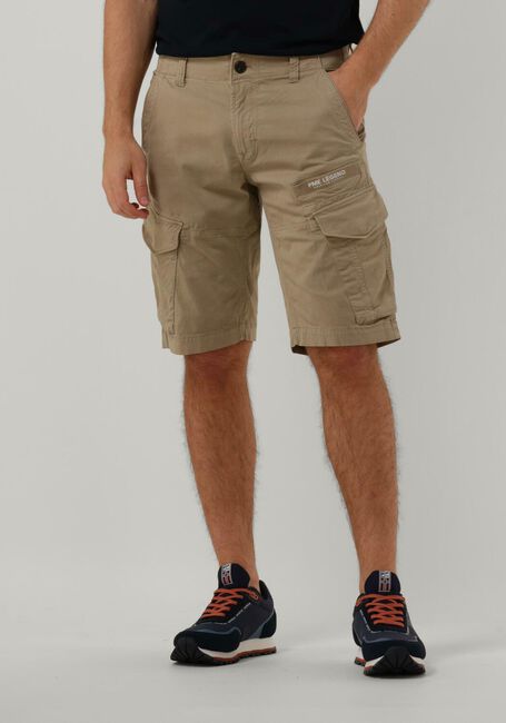 Beige PME LEGEND Korte broek NORDROP CARGO SHORTS STRETCH TWILL | Omoda