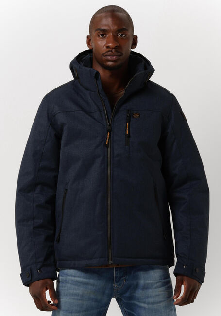 Donkerblauwe PME LEGEND Parka's SEMI LONG JACKET STRATOR ICON 2.0 - large