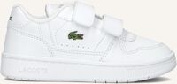 Witte LACOSTE Lage sneakers T-CLIP - medium