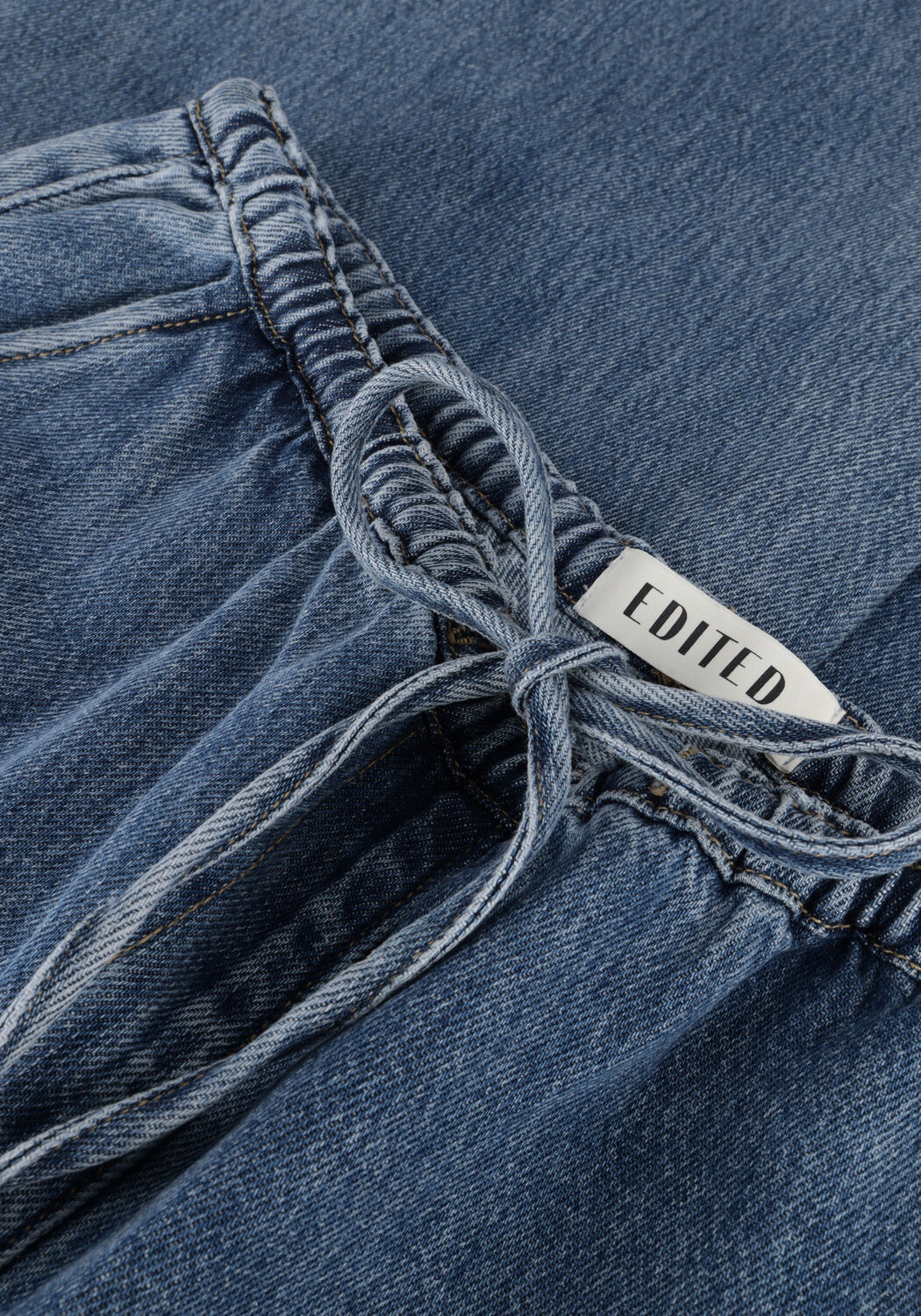 Blauwe EDITED Wide jeans MABEL DENIM TROUSERS - large