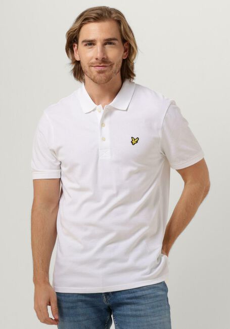 Witte LYLE & SCOTT Polo PLAIN POLO SHIRT - large