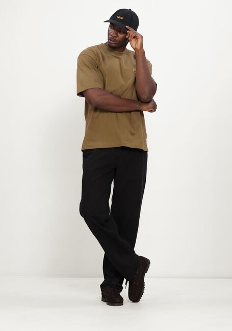 Zwarte FOR&Eacute;T Pantalon CLAY TWILL PANTS - large