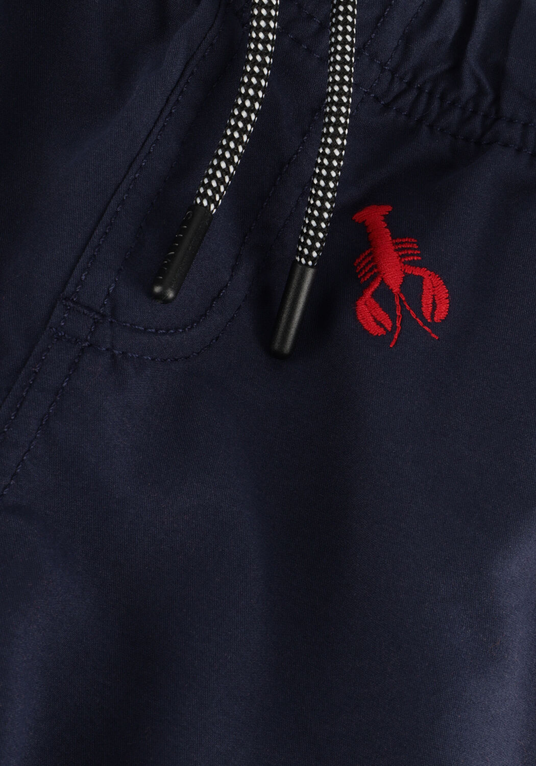 Blauwe SHIWI Zwembroeken SWIMSHORT LOBSTER EMBROIDERY - large