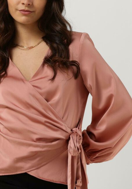 Roze GUESS Blouses LS LOVISA WRAP TOP - large