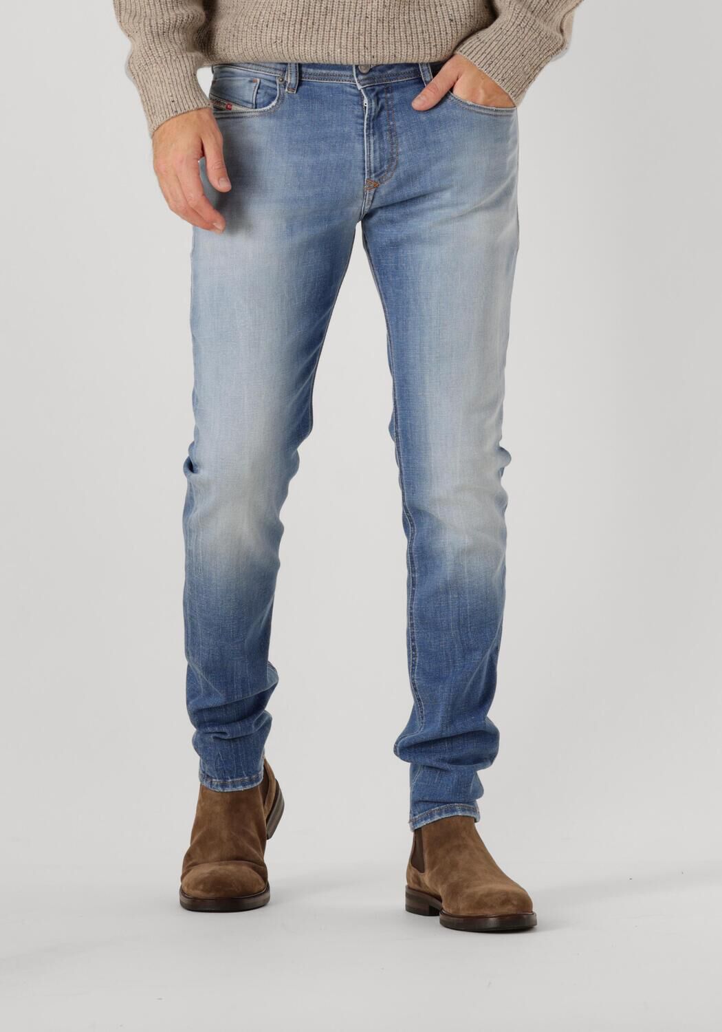 Diesel Moderne Skinny Jeans voor Mannen Blue Heren