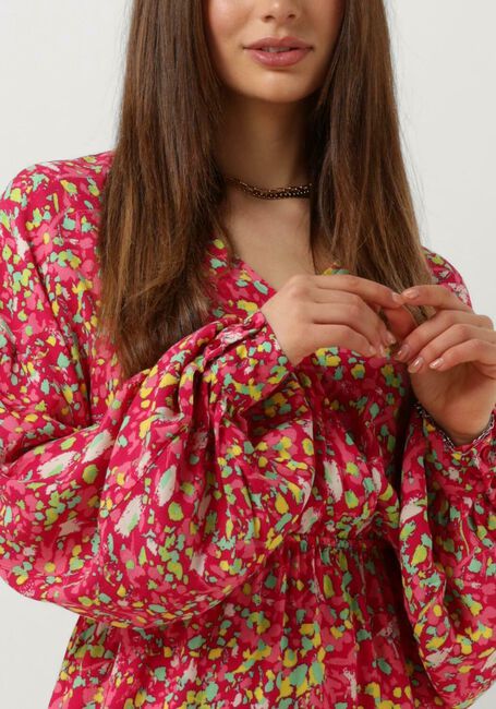 Roze ALIX THE LABEL Mini jurk LADIES WOVEN FLORAL WRAP DRESS - large