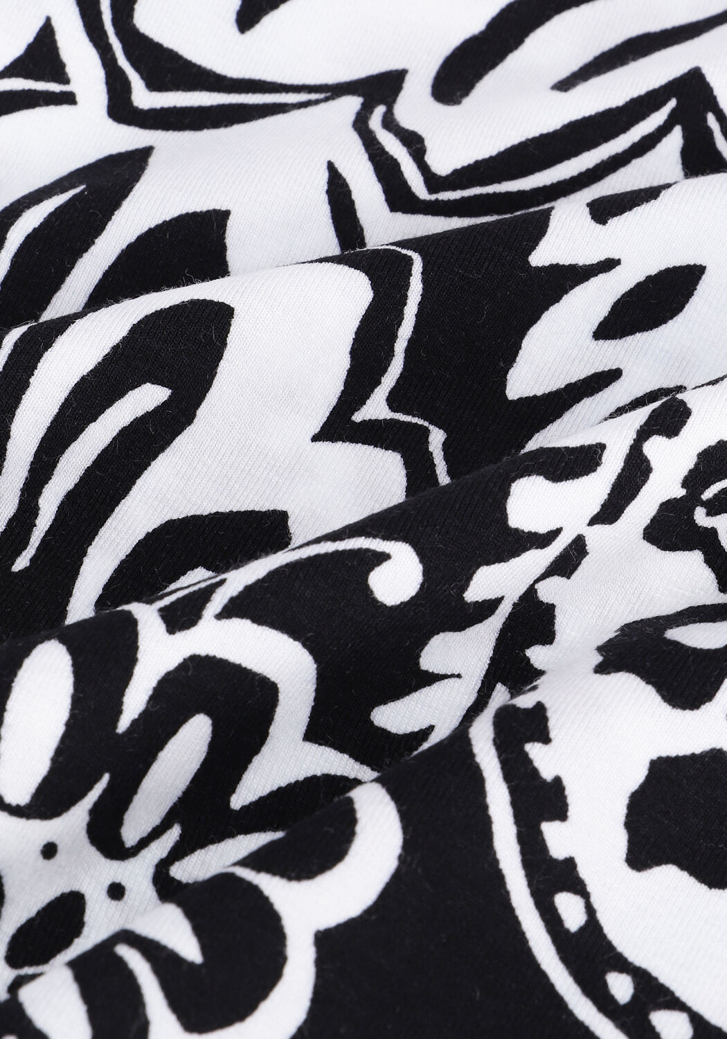 Zwarte JANSEN AMSTERDAM Top TOP WITH RUFFLE - large