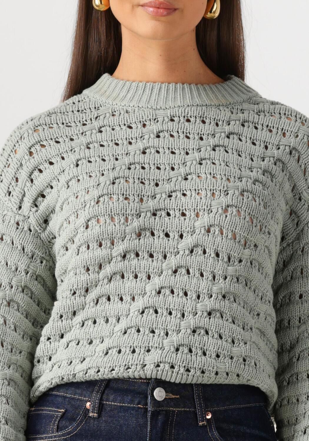 Y.A.S. Dames Truien & Vesten Yasicco Ls Knit Pullover S. Mint