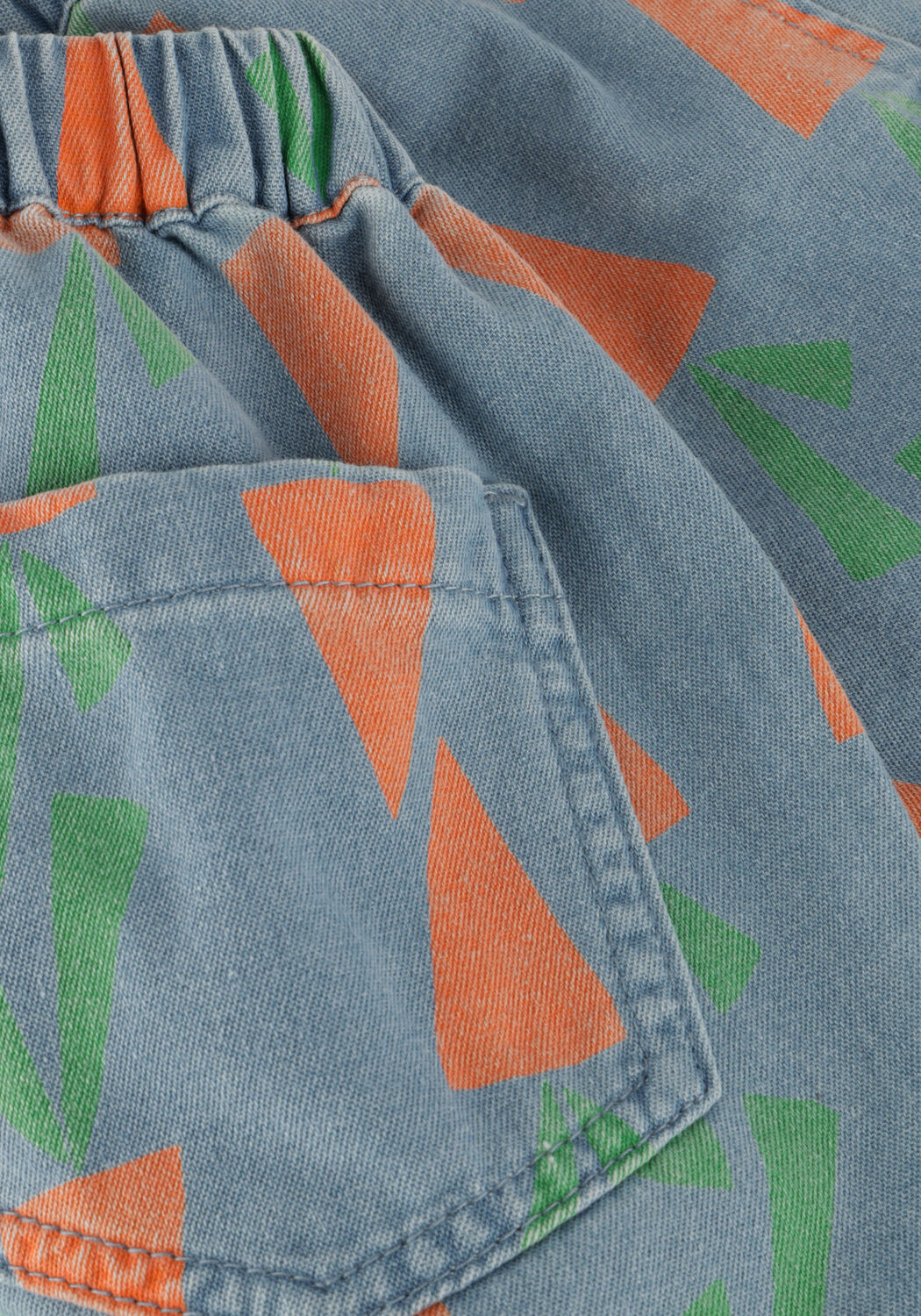 Blauwe Jelly Mallow Shorts CARROT DENIM SHORTS - large