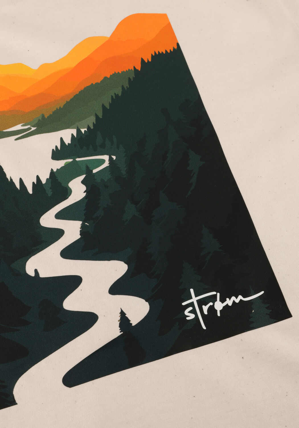 Ecru STR&Oslash;M Clothing Polo / T-shirt T-SHIRT - large