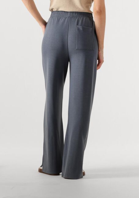 Donkergrijze ALIX THE LABEL Pantalon LADIES KNITTED FLOWY SIDE SLIT PANTS - large