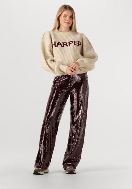 Bordeaux HARPER & YVE Wijde broek TARA-PA - large