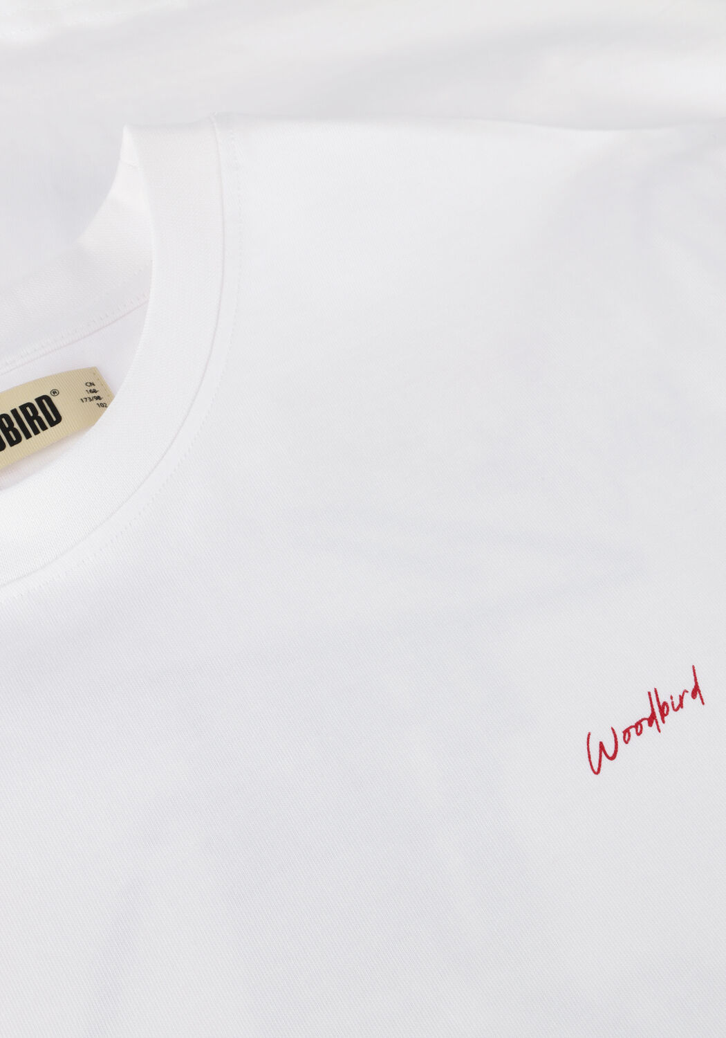 Witte WOODBIRD T-shirt WBBAINE POSE TEE - large