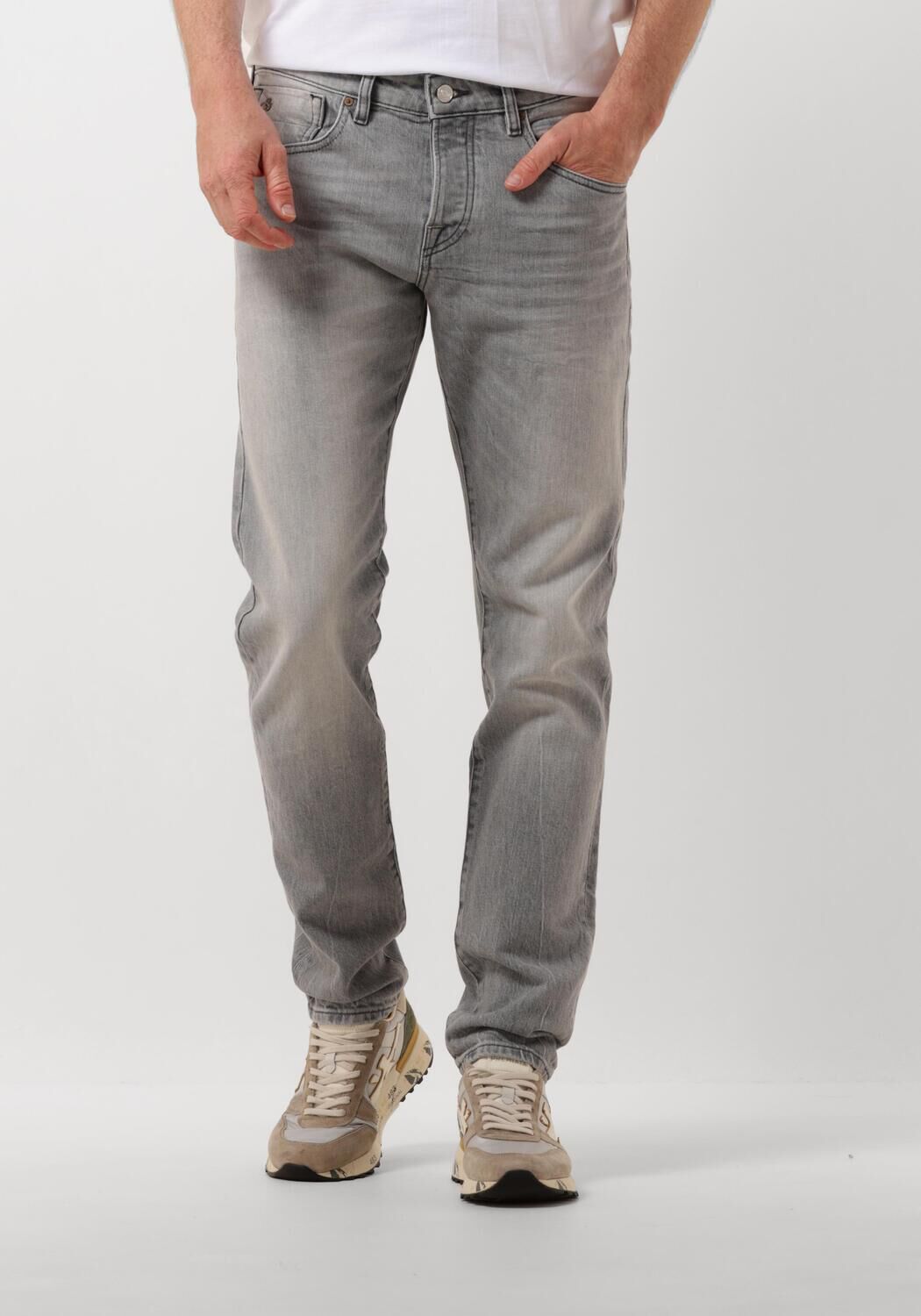 SCOTCH & SODA Heren Jeans Ralston Regular Slim Fit Jeans Break Of Dawn Grijs