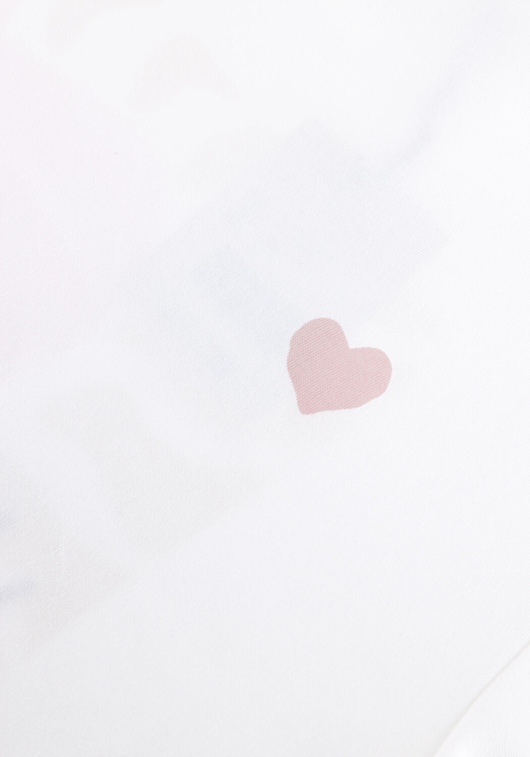 Gebroken wit ANOTHER LABEL T-shirt ALGINA HEART T-SHIRT - large