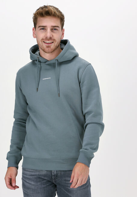 Blauwe PUREWHITE Sweater PURE LOGO HOODIE - large