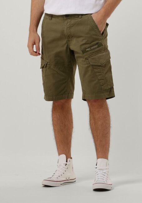 Donkergroene PME LEGEND Korte broek NORDROP CARGO SHORTS STRETCH TWILL - large