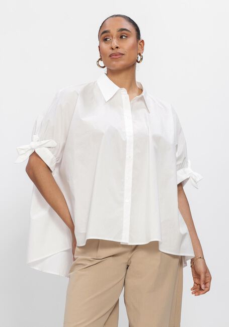Gebroken wit SUMMUM Blouses BLOUSE CRISPY POPLIN - large