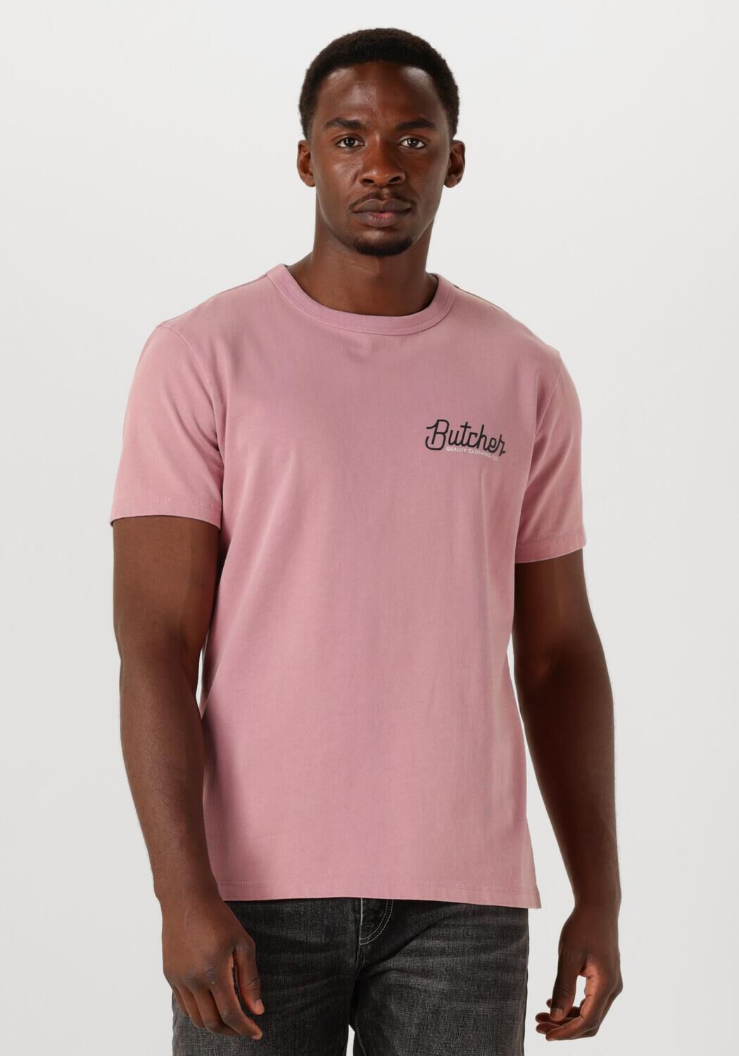 BUTCHER OF BLUE Heren Polo's & T-shirts Army Butcher Tee Roze