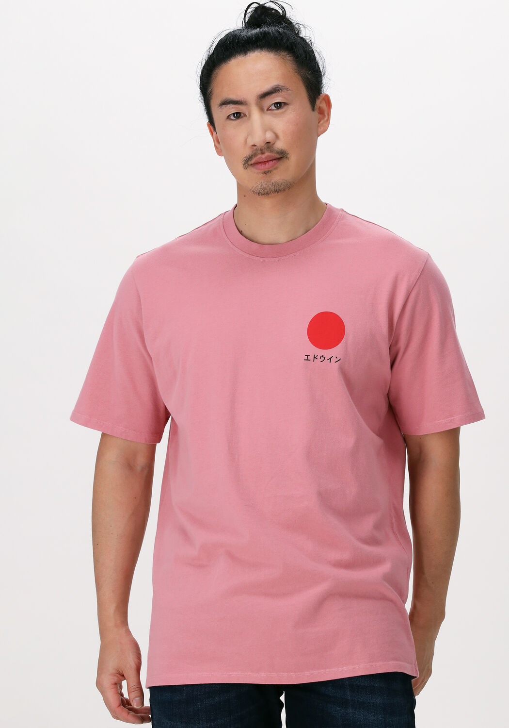 Roze EDWIN T-shirt JAPANESE SUN TS | Omoda