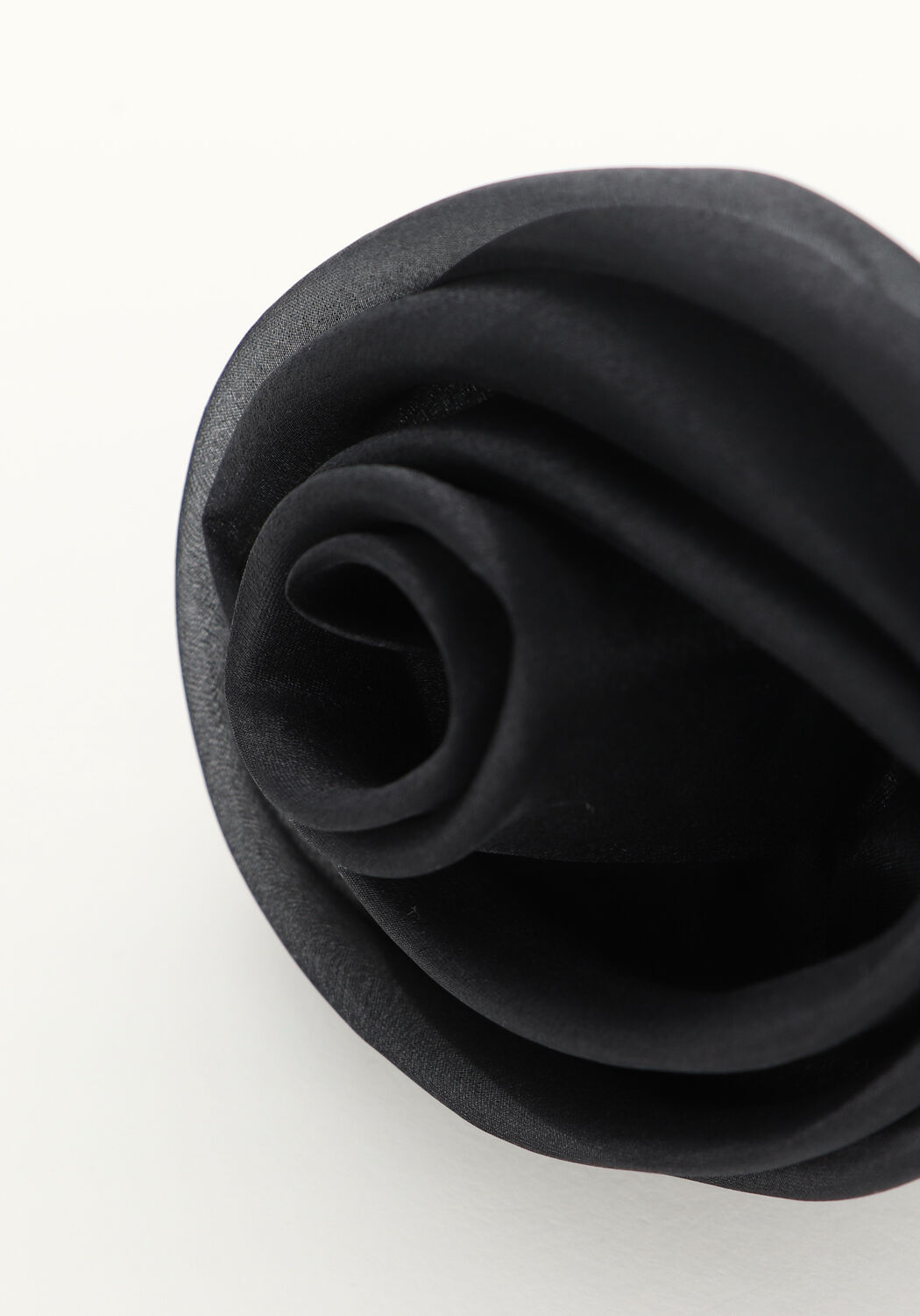 Zwarte BECKSONDERGAARD Haaraccessoires ORGANZA ROSEA SCRUNCHIE - large