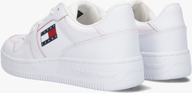 Witte TOMMY JEANS Lage sneakers TOMMY JEANS ETCH BASKET WOMEN - large