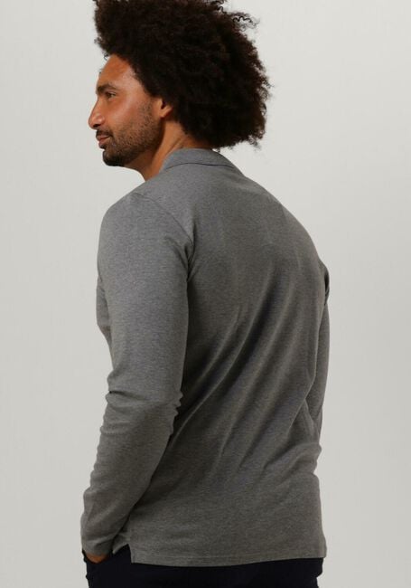Grijze SELECTED HOMME Polo SLHSLIM-TOULOUSE LS POLO B NOOS - large