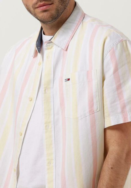 Witte TOMMY JEANS Casual overhemd TJM CLSC BOLD STRIPE SHIRT - large