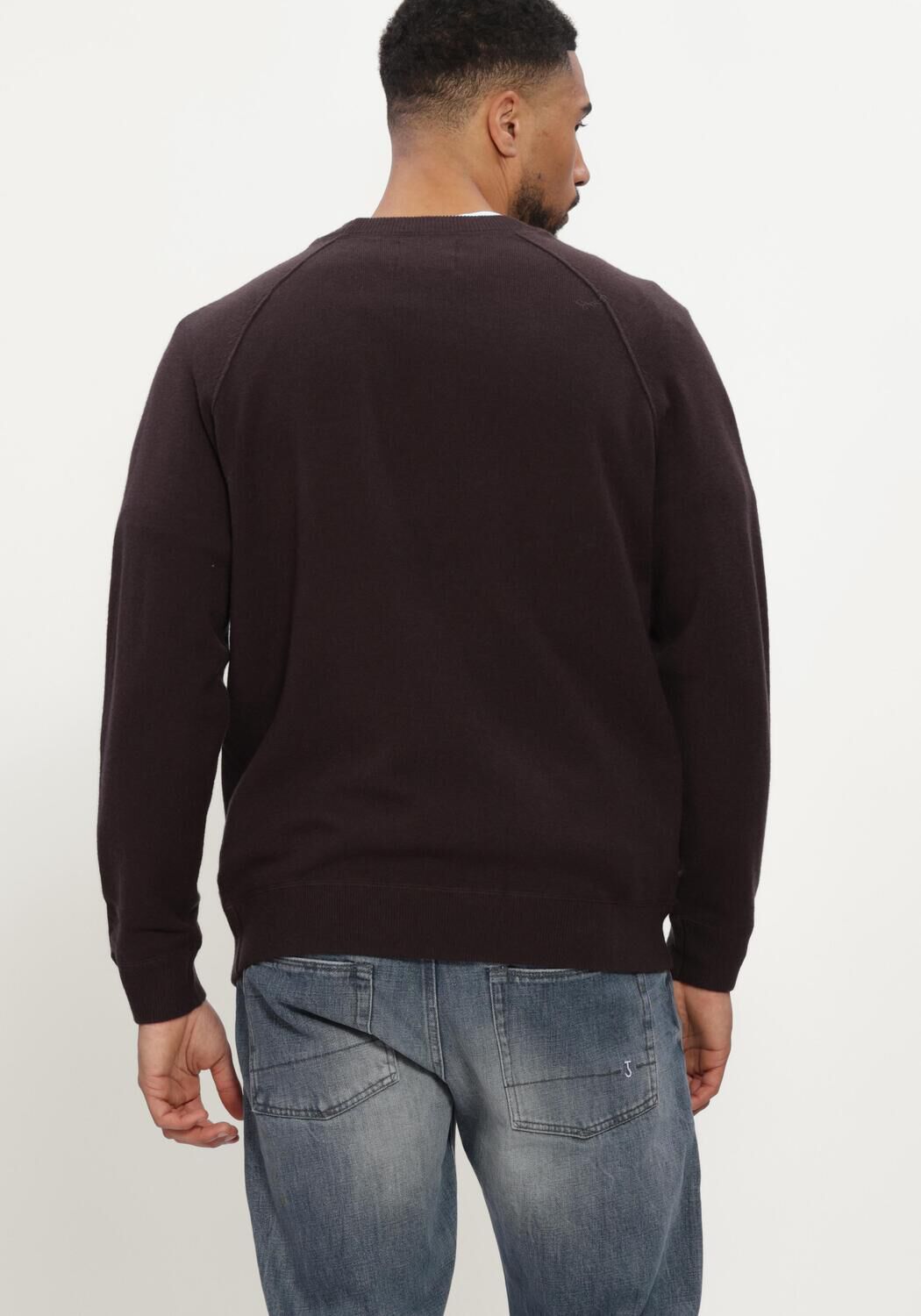 Bruine BUTCHER OF BLUE Trui CLIFDEN SWEAT CREW - large