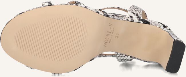 Beige NOTRE-V Sandalen met hak 42527 Beige NOTRE-V Sandalen met hak 42527 - large