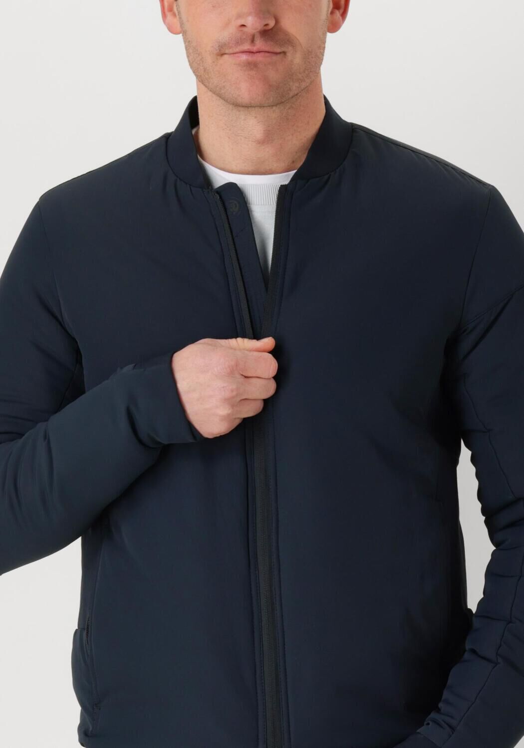CAST IRON Heren Jassen Bomber Jacket Throttle Barker Blauw