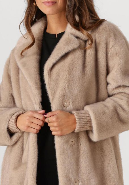 Bruine BEAUMONT Faux fur jas NILLA COAT - large